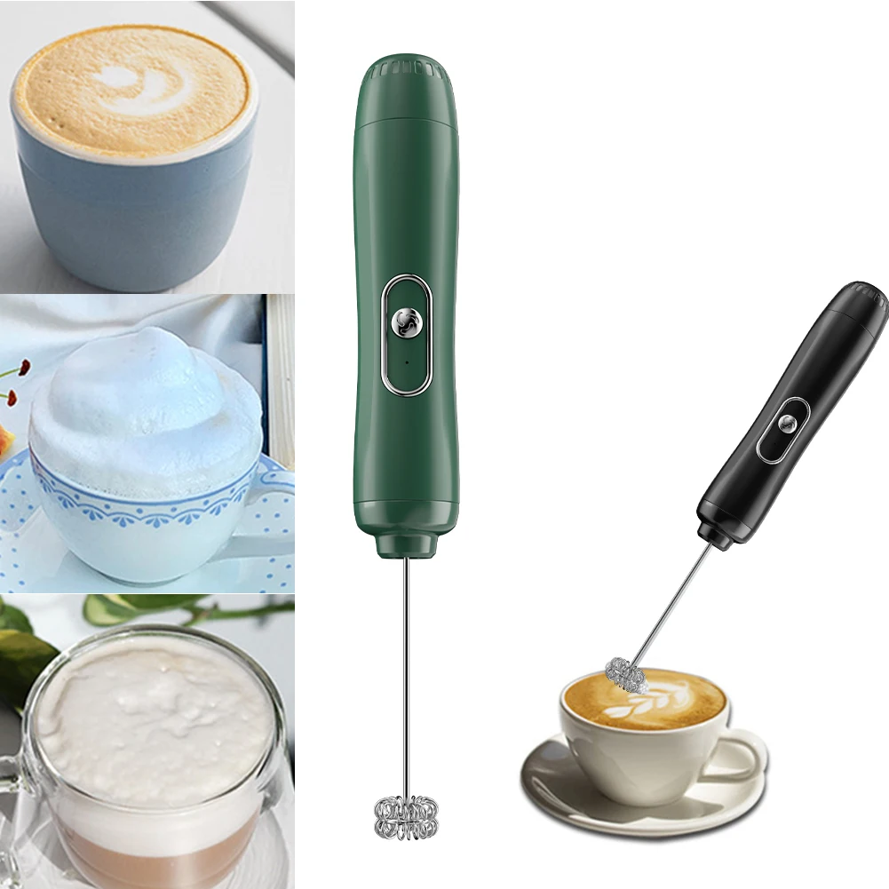 

Egg Milk Frother Handheld Mixer Foam Maker Battery Powered Portable Cordless Foamer Egg Beater Kitchen Whisk Tools Accessories