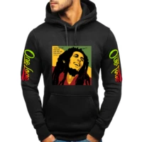 ladiesmen hoodie bob marley legendary reggae harajuku cotton print sweatshirt winter fashion casual long sleeve loose track top