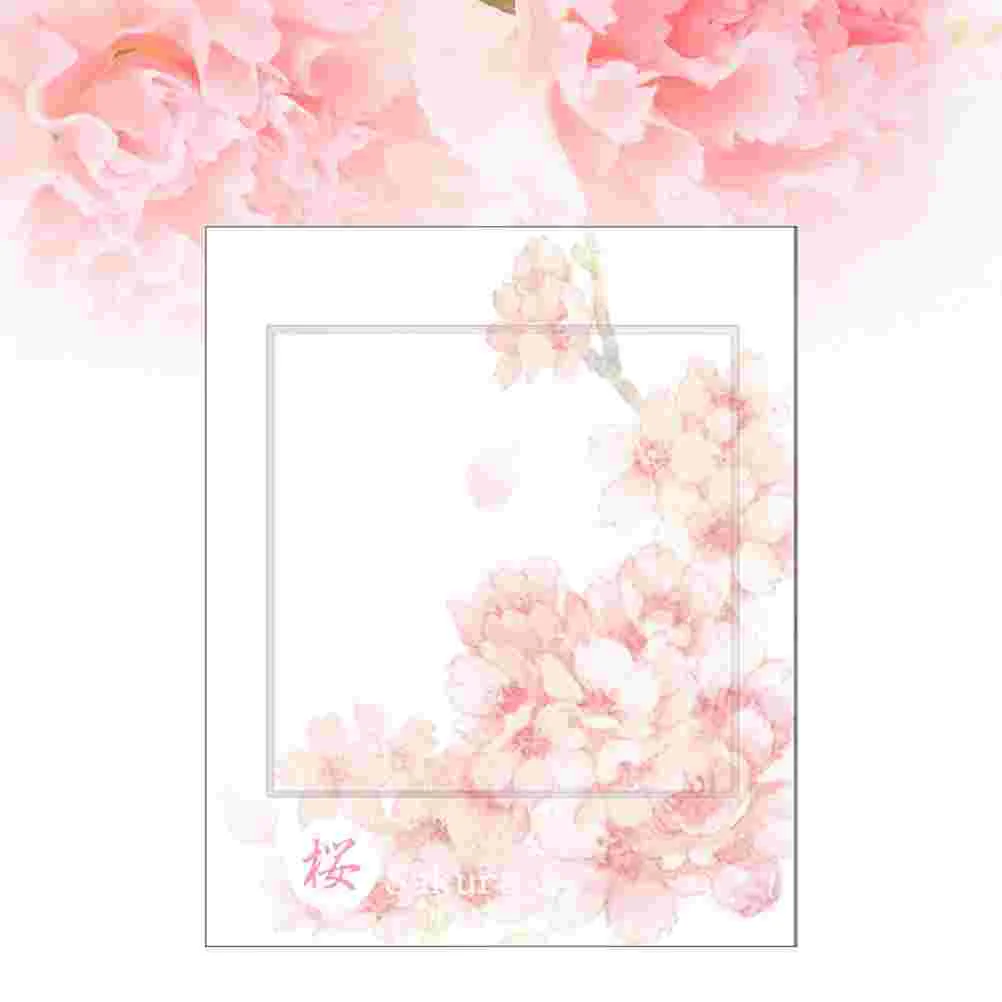 

Romantic Notes Sticky Paper Lovely Message Notes Notepad Writing Pads For Gift School Supplies Stationery (