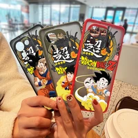hot goku dragon ball art for xiaomi mi poco x3 f3 gt nfc gt 11 11t 10 10s 10t ultra lite pro 9 8 frosted translucent phone case