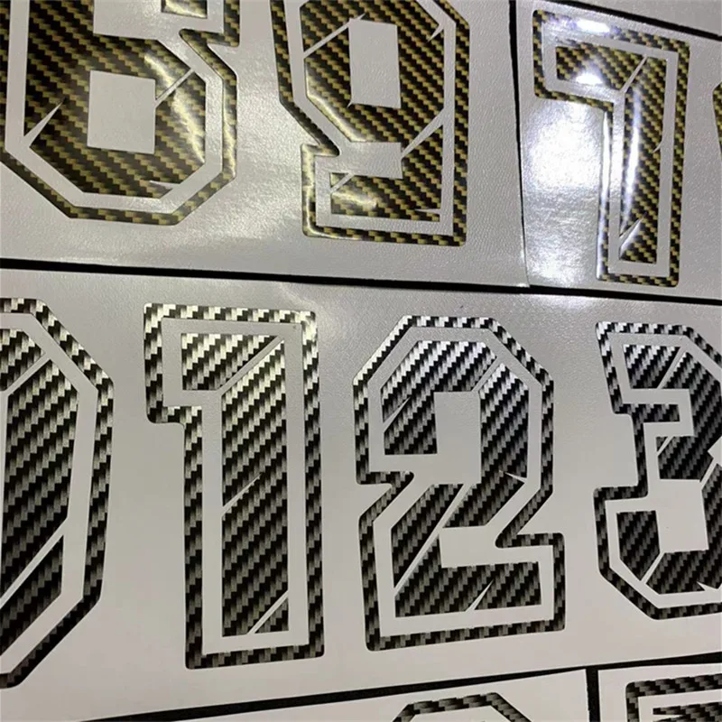 1 шт. декоративные наклейки с номерами для гонок головой мотоцикла самодельные из