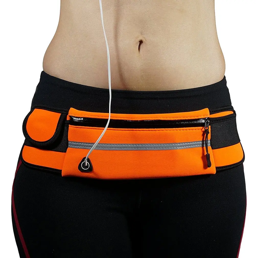 

Waterproof Running Waist Bag Canvas Sports Jogging Portable Outdoor Phone Holder Belt Bag Women Men Fitness Sport Accessories