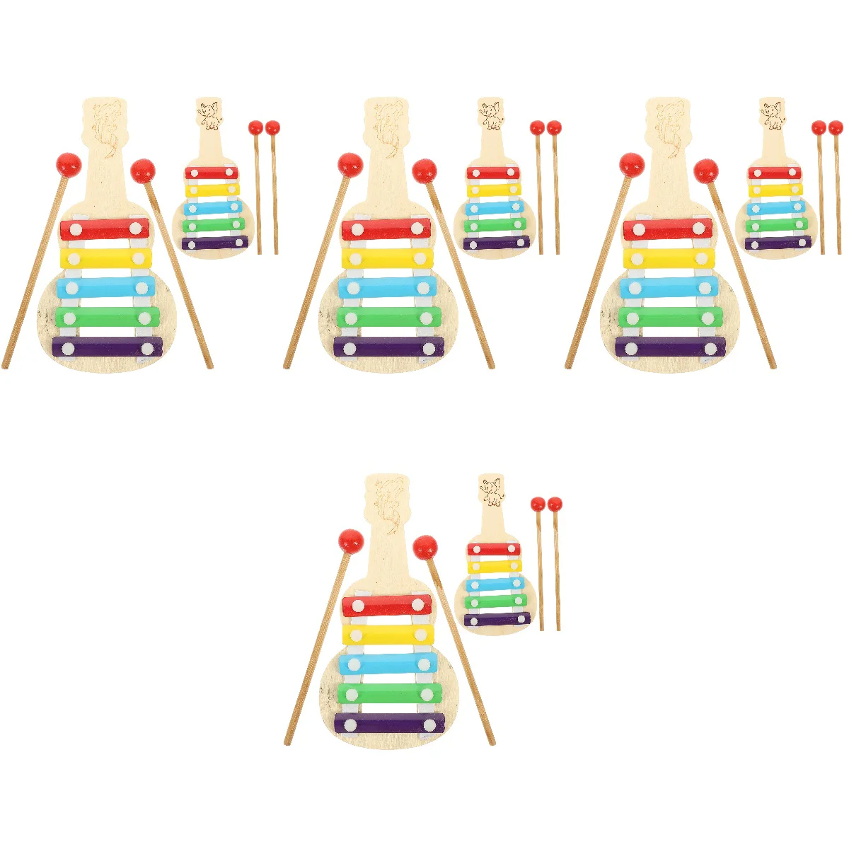

8 Sets Of Kids Gift Educational Instruments For Kids Xylophone For Babies 6 Kids Instruments Xylophone For Kids Ages 5-9