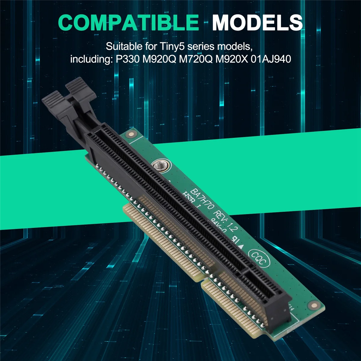 PCI-E 16X графическая карта-адаптер для Lenovo Tiny5 серии моделей P330 M920Q M720Q M920X 01AJ940 PCIE16