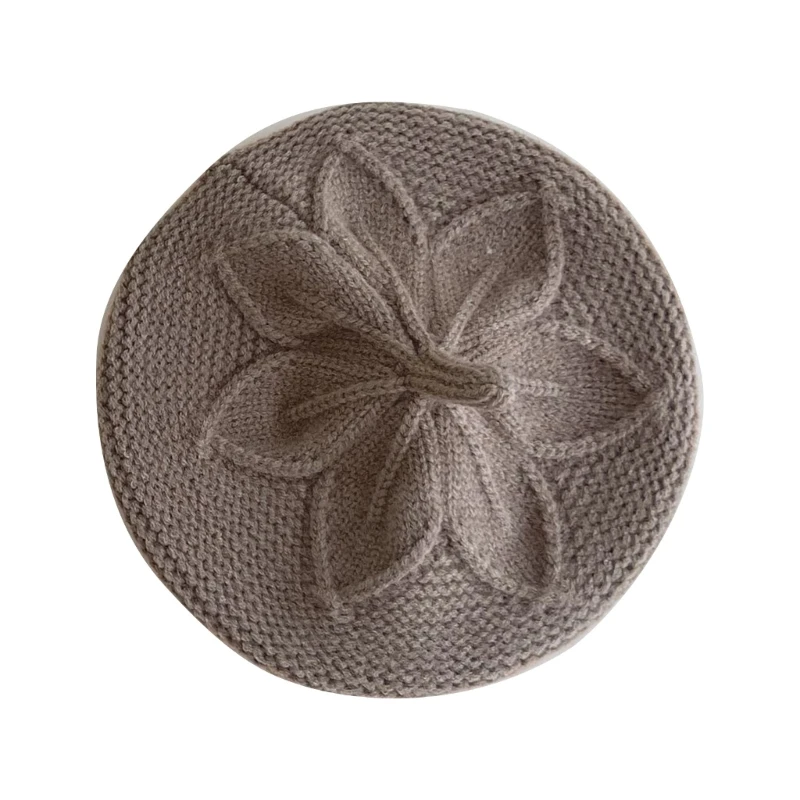 

Fashionable Baby Hat Knitted Soft Breathable Warm Painter Cap Trendy Hair Accessory Gift for Toddlers Girls Boys