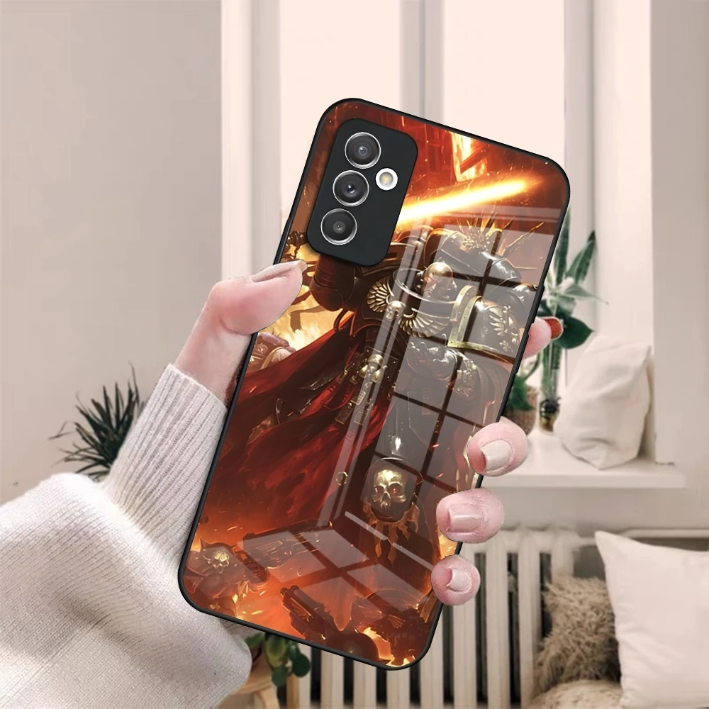 Чехол для телефона Game W-Warhammers 40K Samsung S20 S30 S21 S32 S23 S24 S9 S10E Note 20 10 Pro Ultra Plus стеклянный