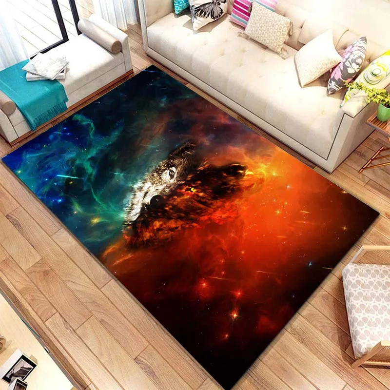 15 размеров HomeDecor 3D обои с рисунком волка ковер для гостиной коврик ванной комнаты