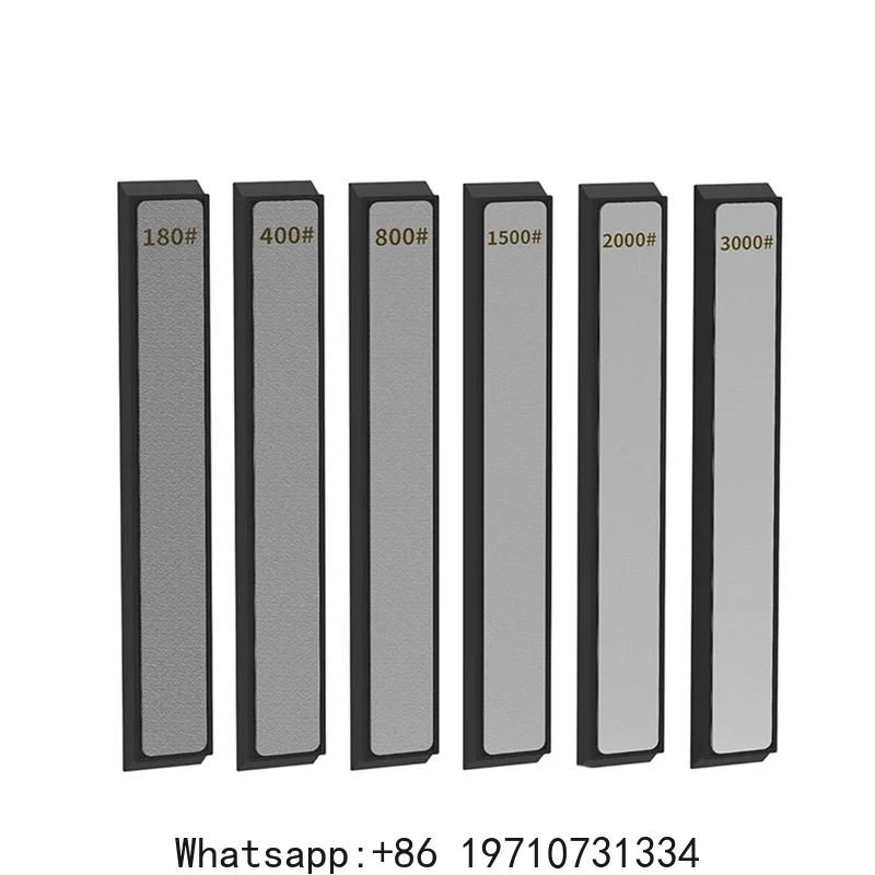 Фото Новый набор из 6 алмазных точильных камней для ножей XARILK, тип 180 #   400 #   800 #   1500 #   2000 #   3000 # №1