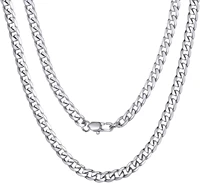 chainspro mens sturdy cuban chain necklace 46913mm wide hip hop cool style 316l stainless steel18k gold plated cp910