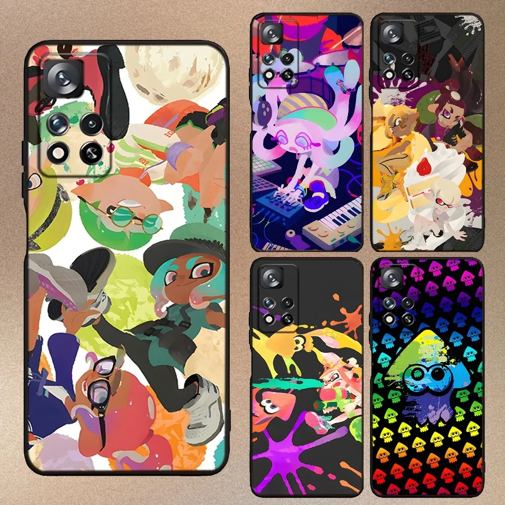 Чехол для телефона S-SplatoonS Game Samsung Galaxy A73 A91 A53 A52 A32 A13 A21 A34 A71 A31 A22 A20 черный чехол