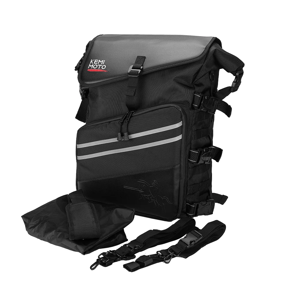 

Motorcycle Tail Bag Universal Touring Bag Waterproof Moto Travel Luggage Bag Backpack 45L Larger Capacity Tool Bag
