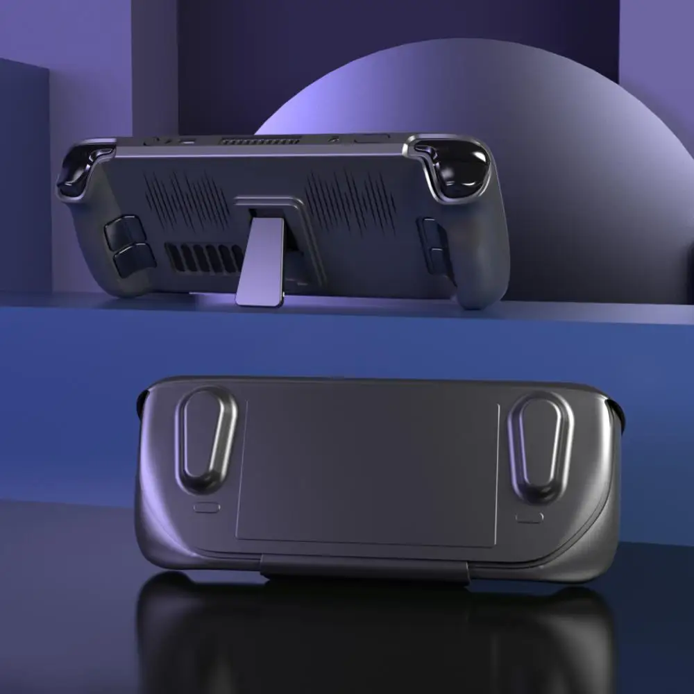 

Removable Handheld Game Console Protective Shell With Bracket Full Package Multi-function For Steam Deck Bracket Removable Cover