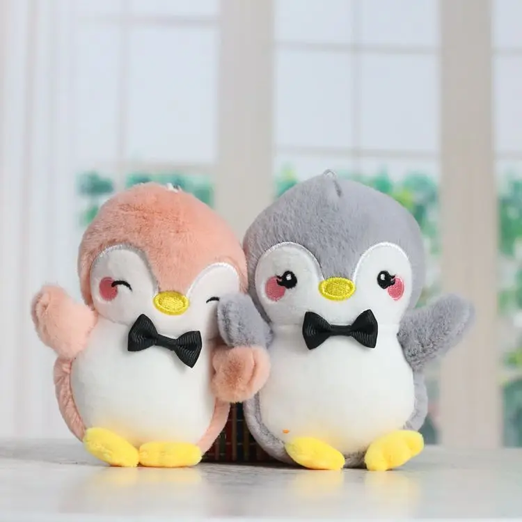 

Net Red Bowknot Penguin Pendant Plush Cartoon Mini Doll Keychain Ins Cute Funny Cheering Fahshione Soft Couple Birthday Gift