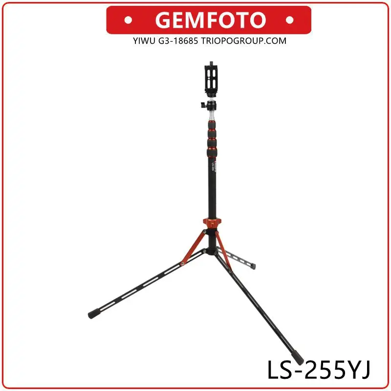 Карбоновый штатив для фотоаппарата с винтовой головкой 1/4 LED фотостудии