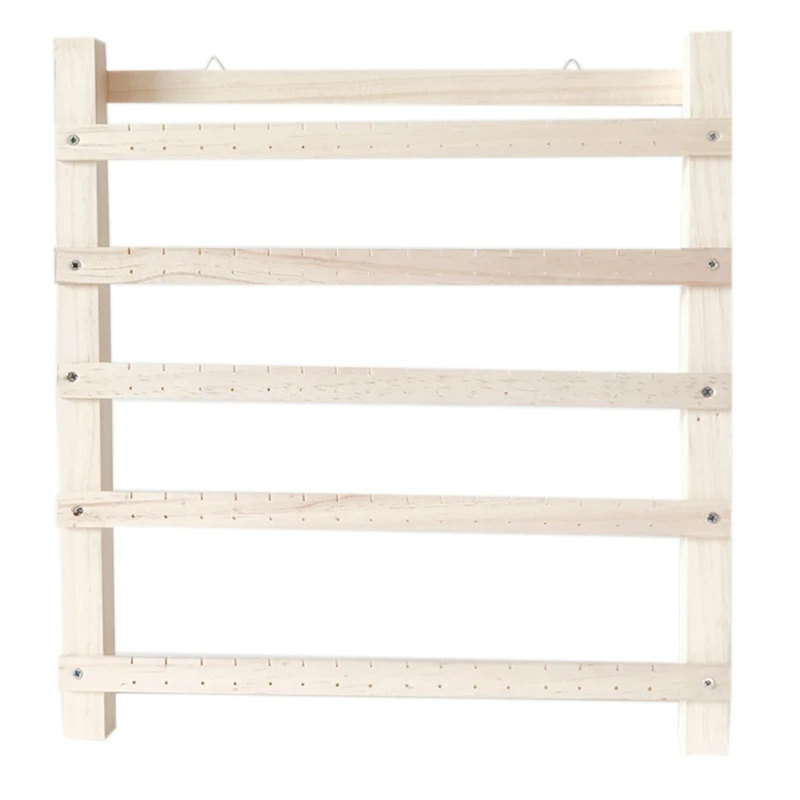 

Деревянный органайзер для ювелирных изделий, стеллаж для сережек, подставка для ожерелья, браслета, витрина для хранения ключей