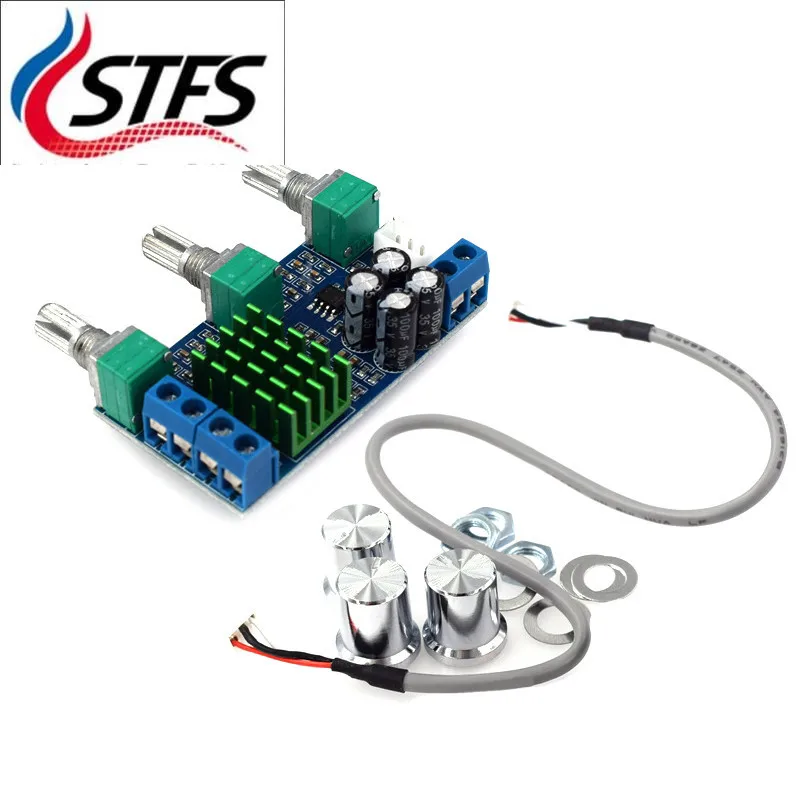 Двухканальный стерео цифровой аудиоусилитель высокой мощности плата усилителя