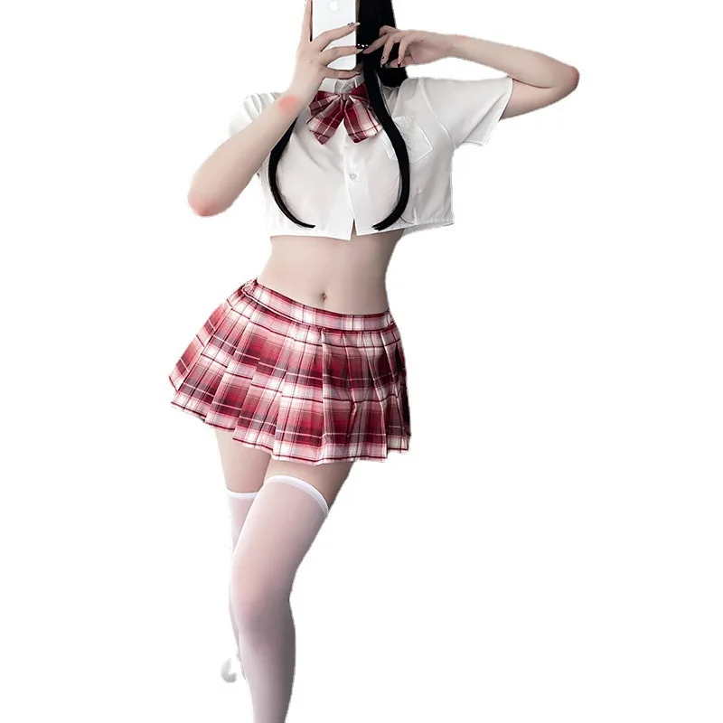 Женский костюм для косплея Студенческая Униформа JK соблазнительная ролевая игра