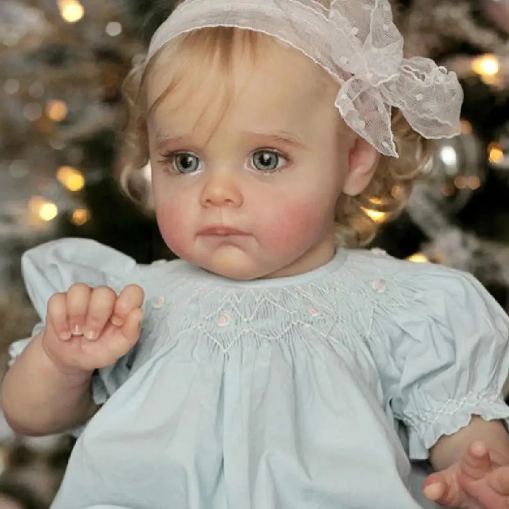 

Simulation Dolls Kit Realistic Born Baby Vinyl Unpainted Children Parts Unfinished Toy Gift Handmade New Dolls Gifts Year G L1m6