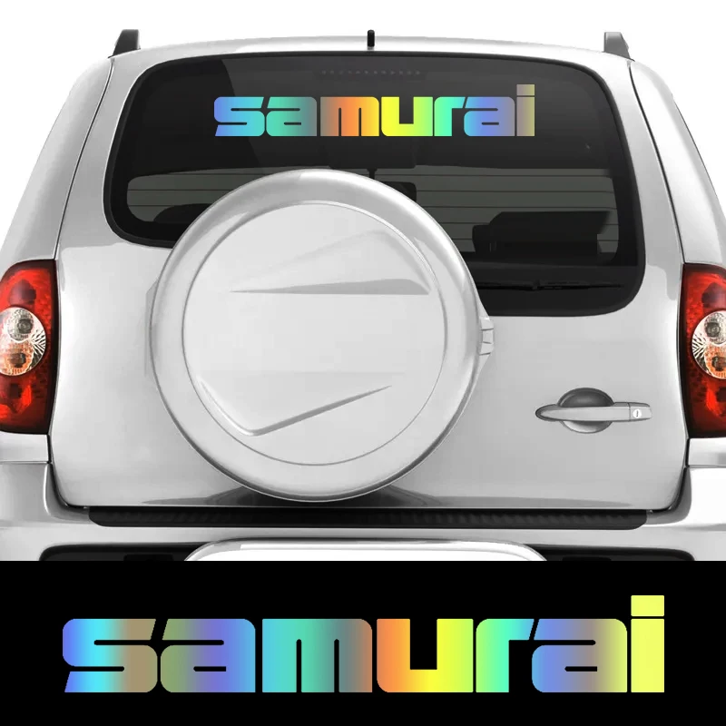 

30512# Car Sticker inscription samurai Vinyl Decal Waterproof Auto Decor on Truck Bumper Rear Window