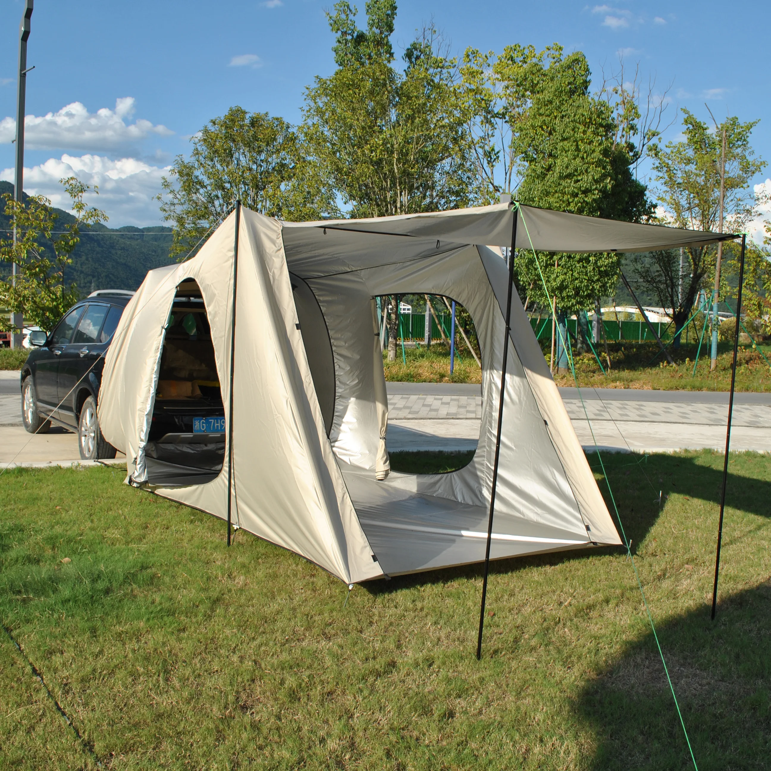 Уличная палатка с удлинителем заднего автомобиля задняя для самостоятельного
