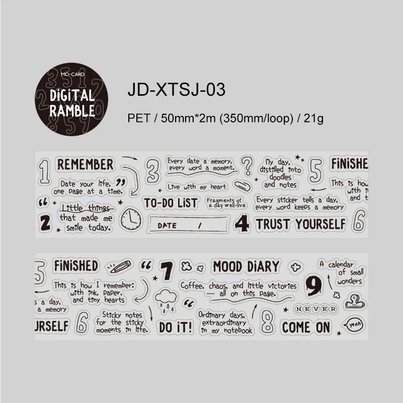 

Jianwu Английский Текст Ленточный Скотч