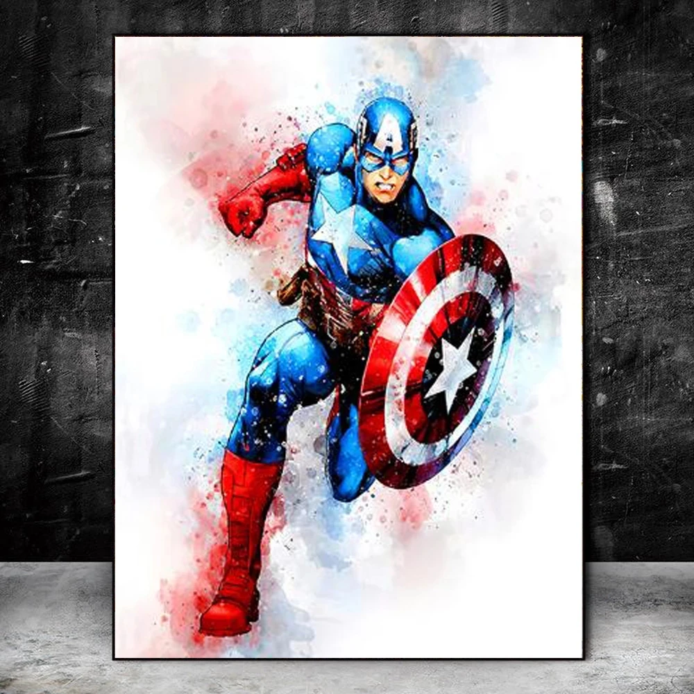 

Wall Art Marvel Canvas Spiderman Home Decoration Painting HD Print Modern Superhero Posters Cuadros Modular Pictures Living Room