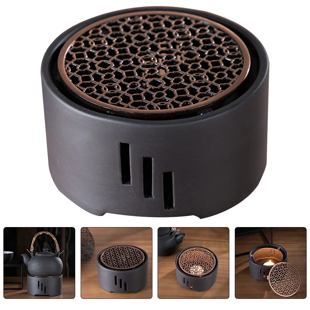 

Teapot Stand Warmers Multifunctional Heating Device Hollow Ceramic Modern Light