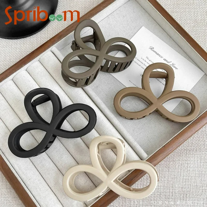 Матовая искусственная кожа для женщин темпераментный зажим в виде акулы Новинка