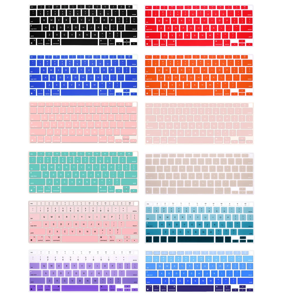 

Waterproof US Layout Laptop Keyboard Cover for Apple MacBook Air 13 inch A2337 Silicone Notebook Protective Film Protector Skin