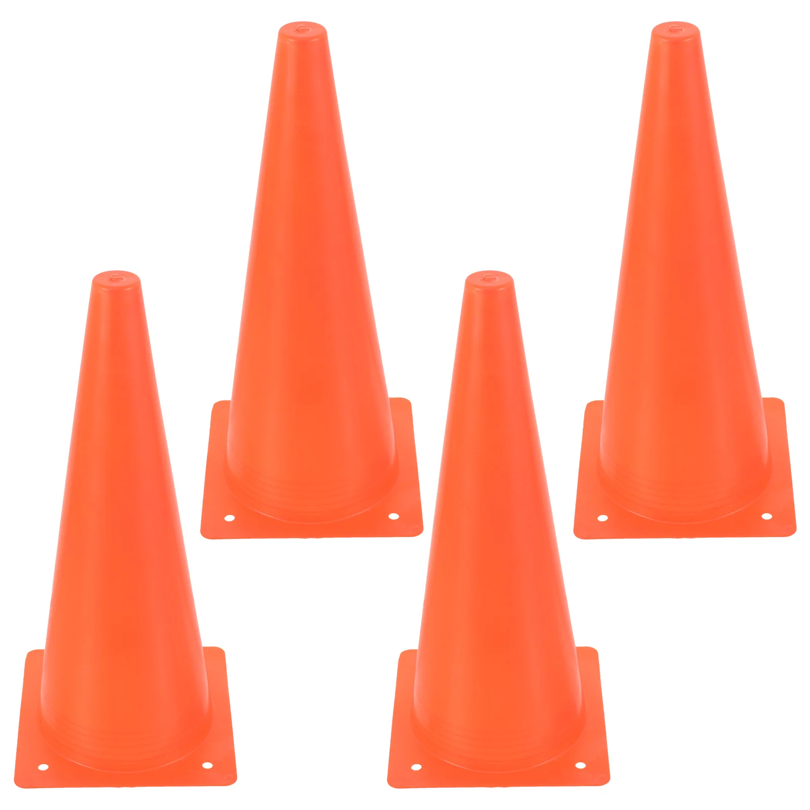 

4 Pcs Safety Cone Soccer Sports Cones Road Traffic Foot Orange Ldpe Driving Training Supplies Obstacle