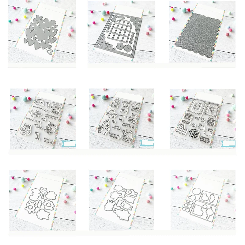 

2022New Winter Tier Nette Vintage Metall Schneiden Sterben Für DIY Sammelalbum/Foto Album Dekor Präge Papier Karten