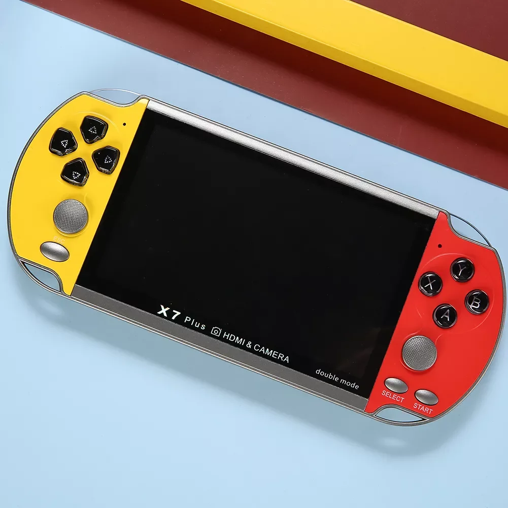 

NEW2023 Handheld Video Game Console 5.1 Inch Screen Handheld Game Consoles Player HDMI- Dual Joystick Built-in Microphone
