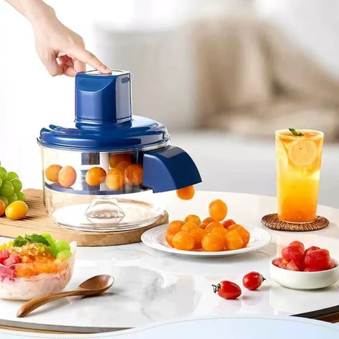 Автоматическая электрическая машина для очистки фруктов и овощей, портативная перезаряжаемая зарядка типа c для ягод, винограда, домашний кухонный инструмент