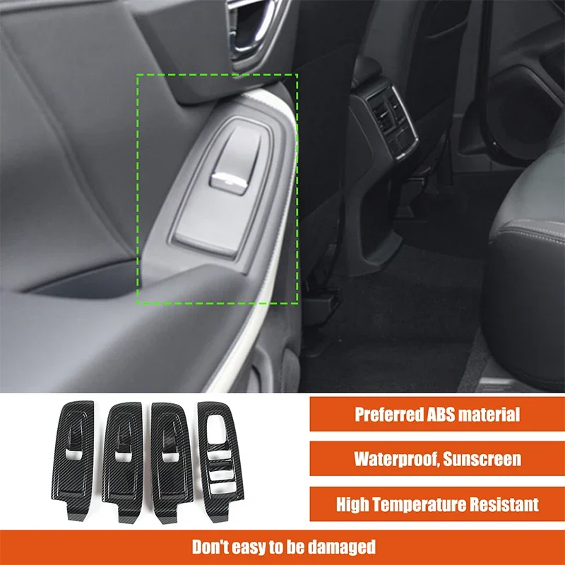 Для Subaru Forester 2019-2024 ABS углеродное волокно автомобильное оконное стекло