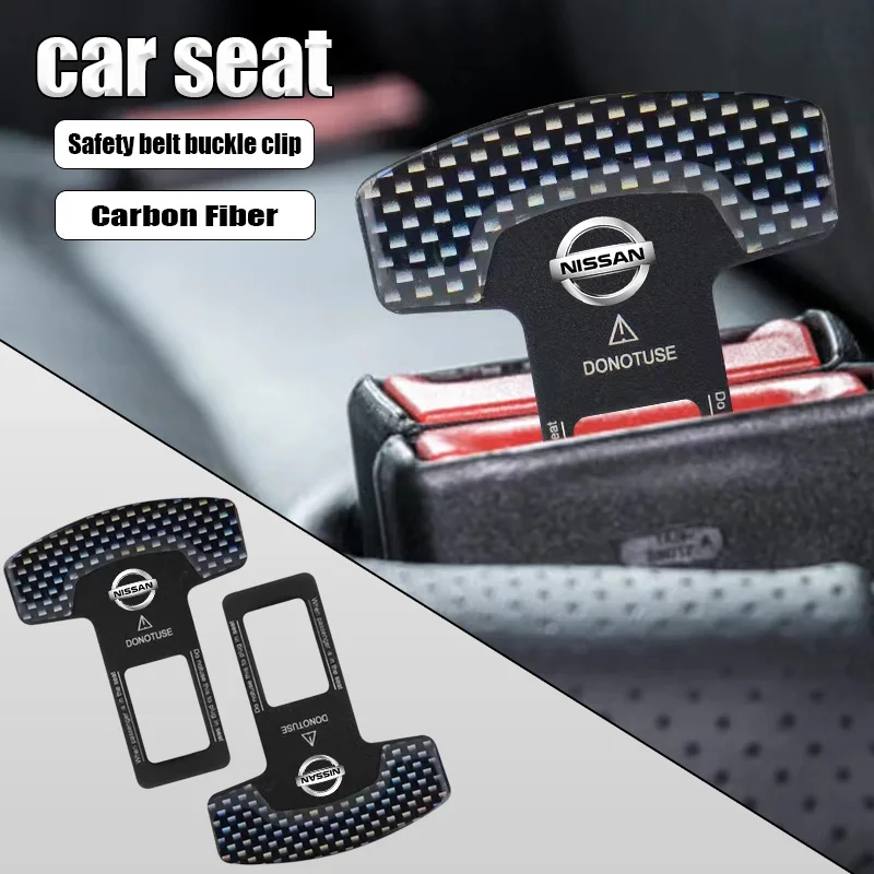 

Universal Car Seat Belt Clip Lock Buckle Plug for Nissan Altima Qashqai J11 J10 Tiida Patrol X-trail Almera Xterra Accessories