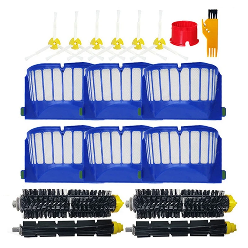

Main Side Brush Hepa Filter for IRobot Roomba 600 Series 692 690 680 660 650 620 618 610 625 670 695 564 552 Vacuum Part