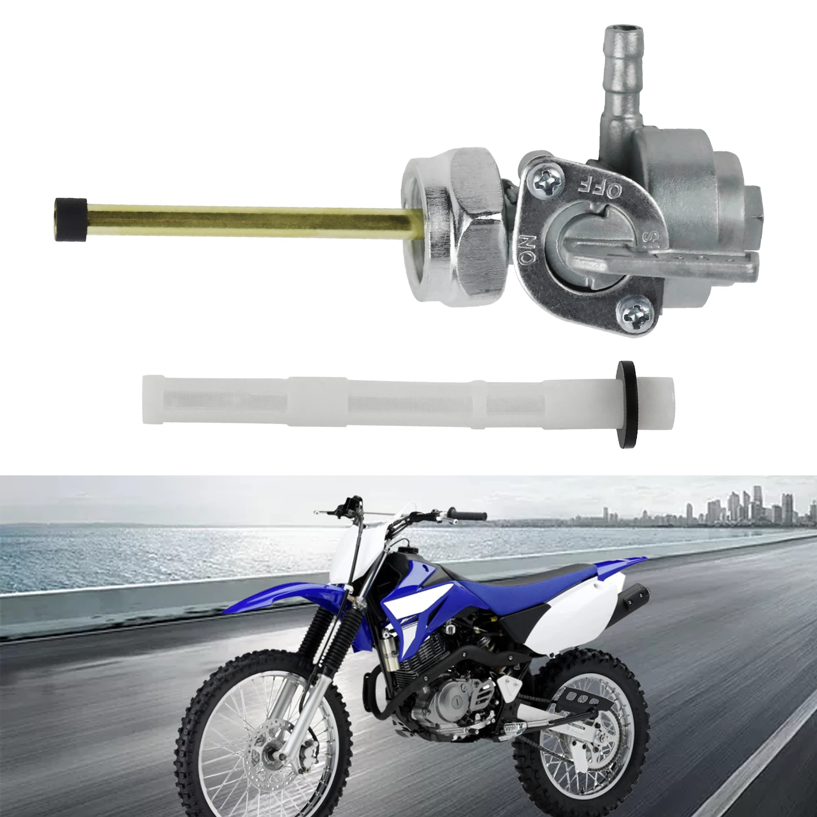 Переключатель топливного клапана для бензобака 16 мм Petcock M16 * 1 5 Honda CB 350 400 CB750 Super Sport