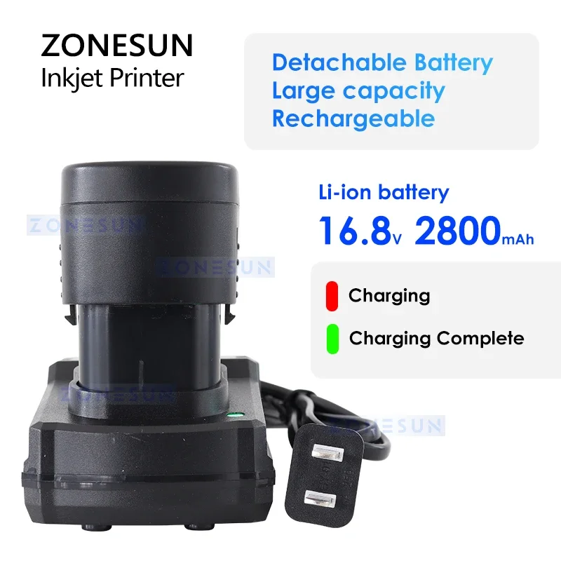ZONESUN ZS-хип127 портативный струйный принтер QR штрих-код партии Дата номер логотип