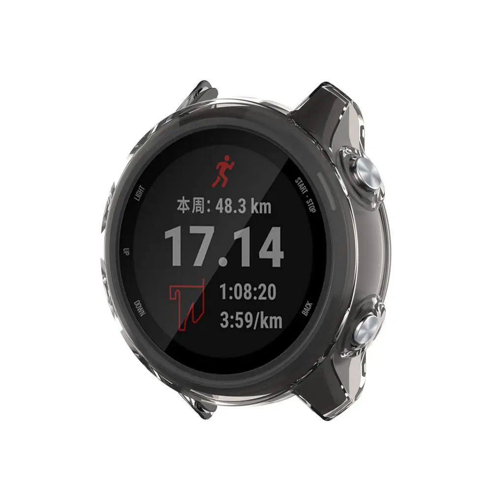 Фото Защитный чехол для Garmin Forerunner 45 Swim2, Ультратонкий защитный чехол из ТПУ для смарт-часов Garmin Forerunner 45 S, продажа №4