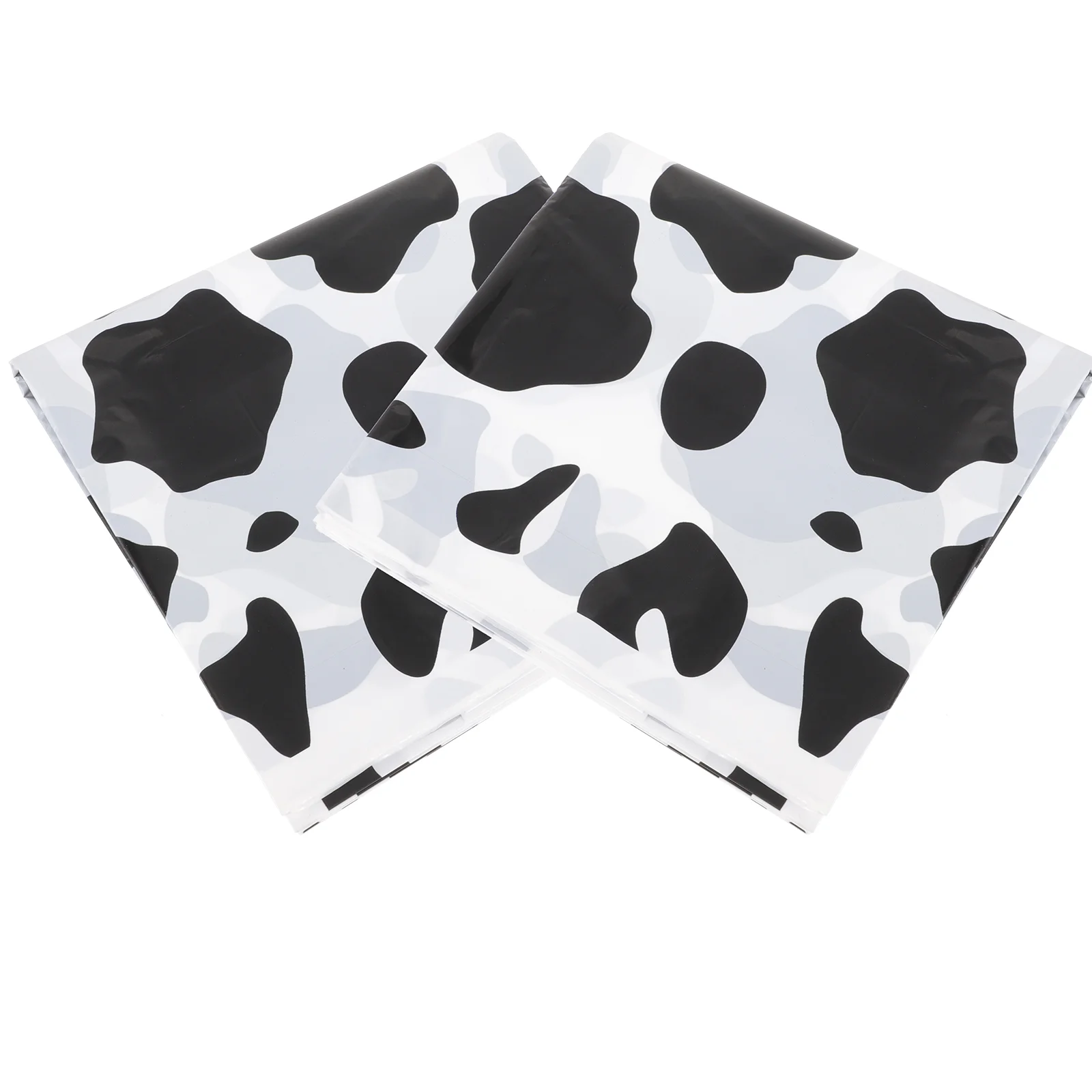 Cow Print Plastic Tablecloth Home Decor Animal Runner Kitchen Room Printing Rectangular