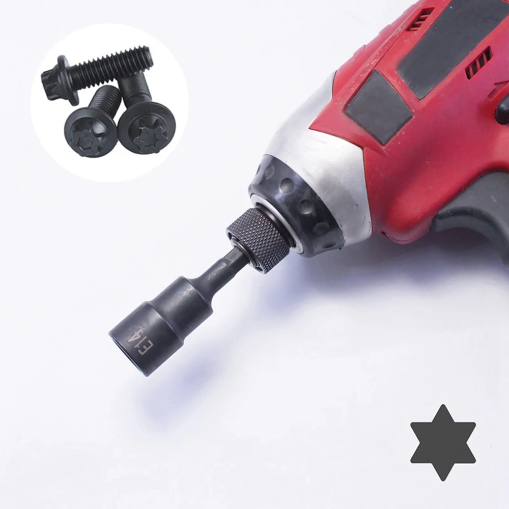 Набор торцевых головок Torx Star 1/4 дюйма женские торцевые ключи типа E головка E8 для