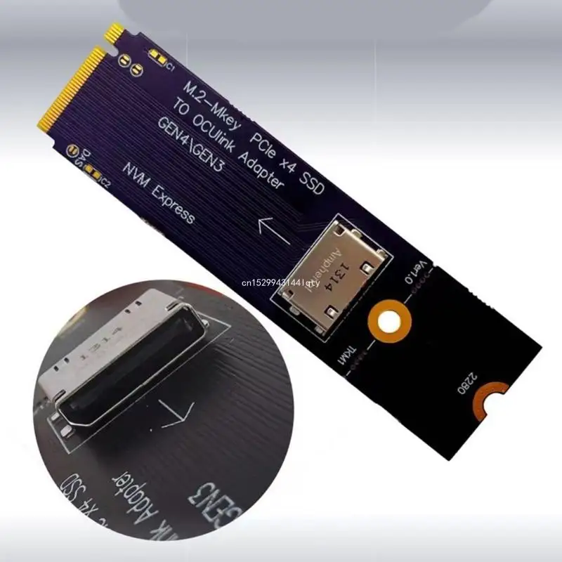 Адаптер Oculink M.2 NVME на U.2 для 2 5-дюймового SSD-конвертера (SFF 8639) Быстрая Прямая