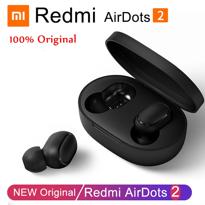 

Original Xiaomi Redmi Airdots 2 Fone Earbuds In-Ear Stereo Wireless Earphones Bluetooth Headphones with Mic Airdots 2 Headset