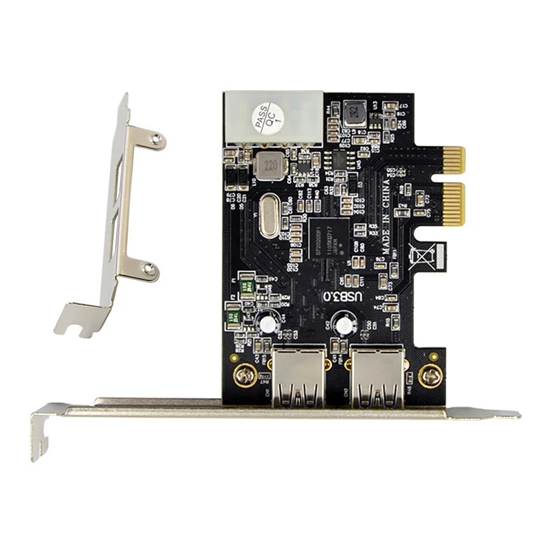 

NEC720200 PCI-E X1 карта расширения с двумя портами USB 3,0