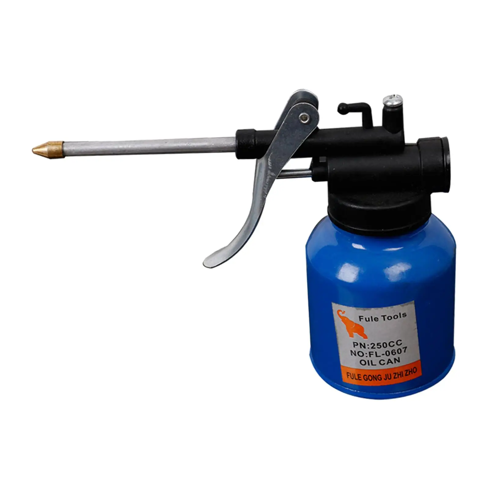 

Hand Pump Oil Can 250ml High Pressure Oiler Bottle for Lubricants Grease