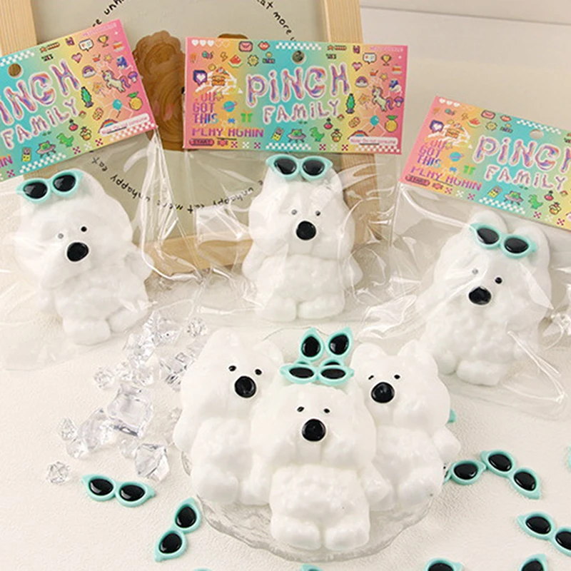 1 шт. милые кавайные мягкие куклы для собак West Highland Pinch Joy сжимаемая игрушка снятия