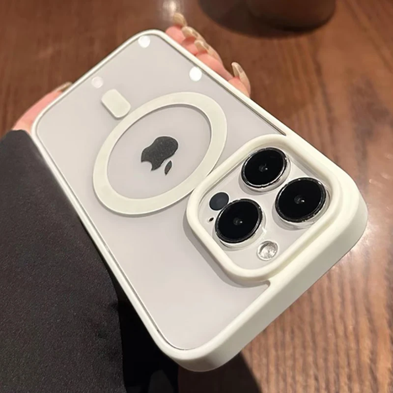 Роскошный Магнитный чехол для Magsafe с беспроводной зарядкой iPhone 15 14 13 12 11 Pro Max Plus