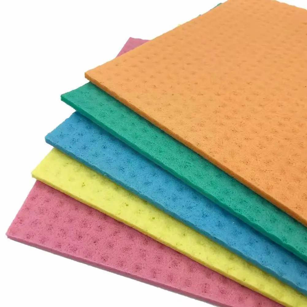 

Dish Cloths Reusable Absorbent Hand Towels For Kitchen Counters & Washing Dishes - Cellulose Sponge Cloth - Eco Friendly S8l4