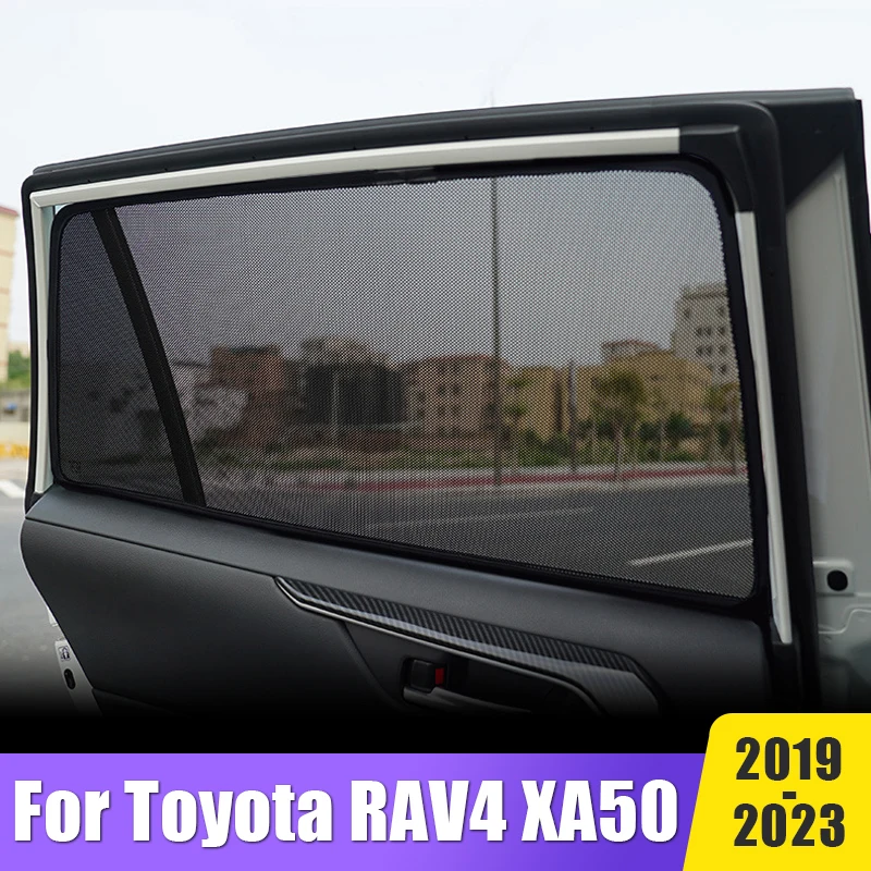 Car Sunshade Cover For Toyota RAV4 XA50 2019- 2021 2022 2023 Windscreen Folding Visor Reflector Windshield Protector Accessories