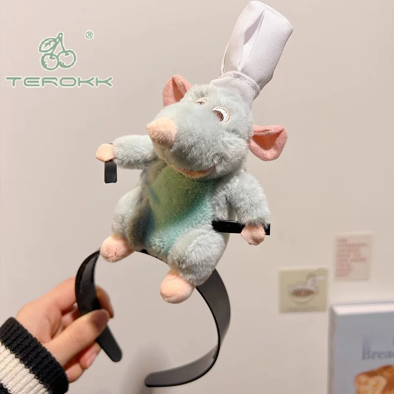 Обруч для волос с мультяшными рататуями милые Мультяшные плюшевые Разноцветные